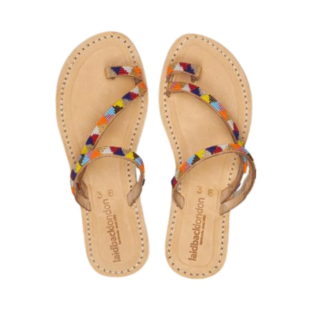 NEW Laidback London Diani Leather Sandals